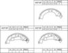 ASIMCO K2712F Brake Shoe Set